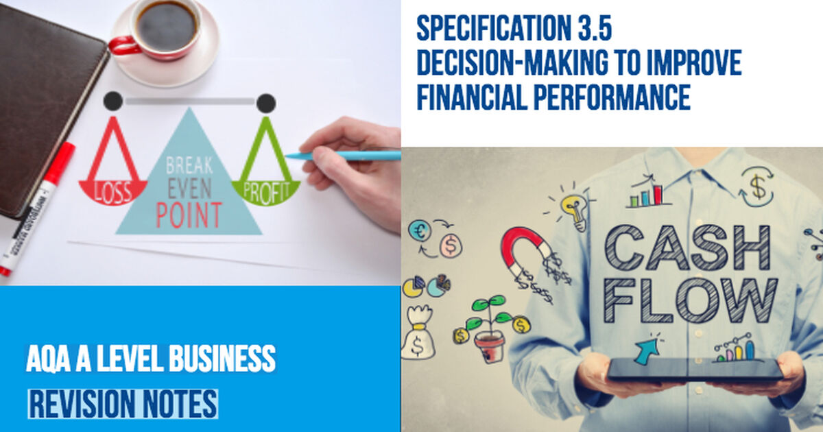 AQA A Level Business Study Notes: 3.5 - Decision-Making to Improve ...