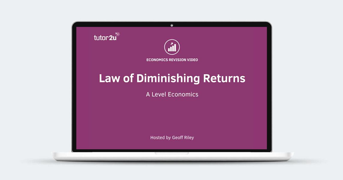 Law of Diminishing Returns, Marginal Cost and Average Variable Cost