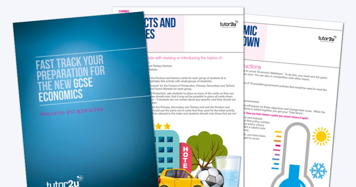 Fasttrack Preparation for GCSE Economics (91) Course Resource Pack