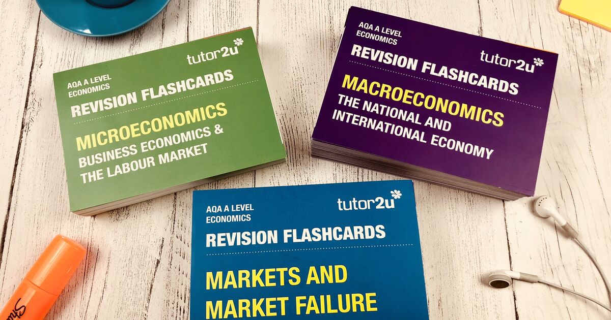 Revision Flashcards for AQA A Level Economics Economics tutor2u