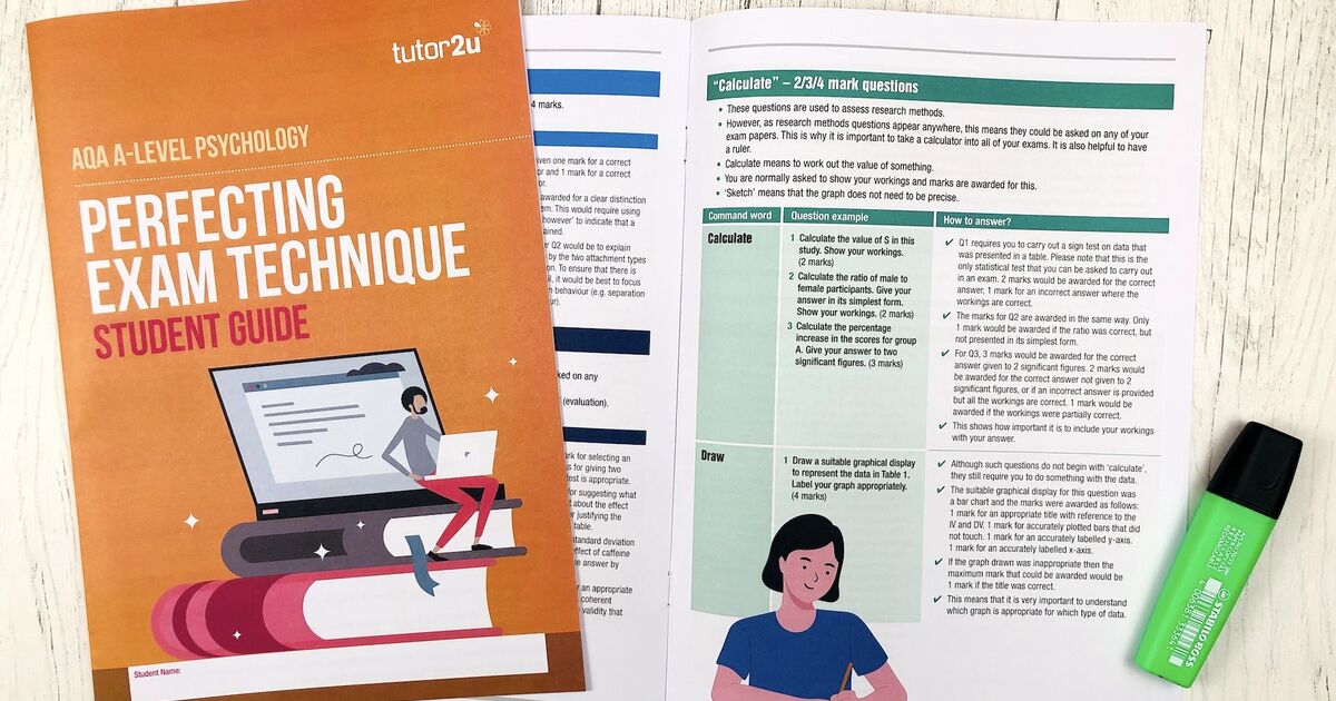 AQA ALevel Psychology Perfecting Exam Technique Student Guide