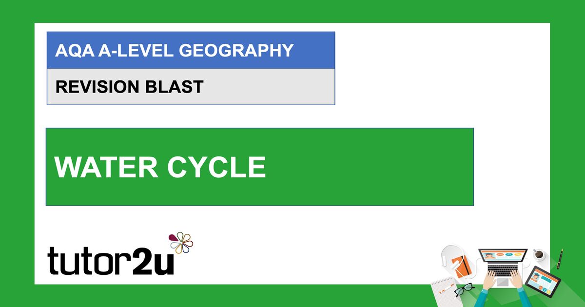 AQA ALevel Geography Revision Blast Water Cycle tutor2u