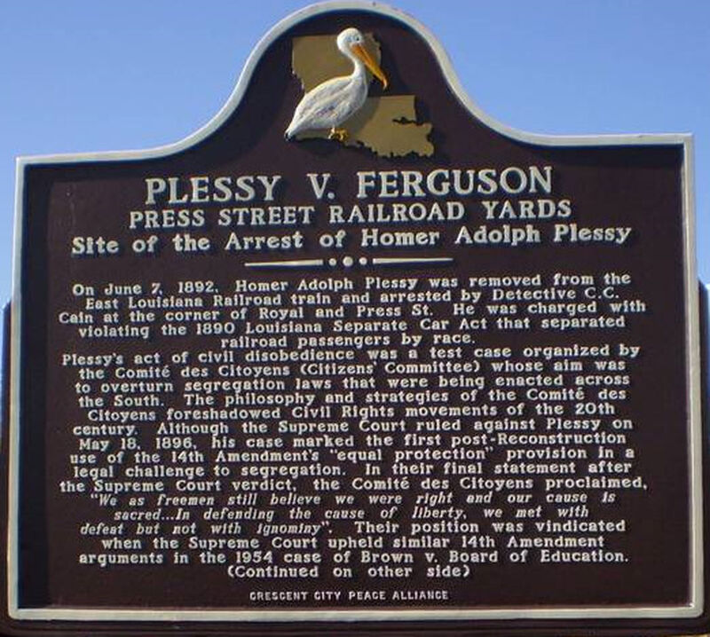 plessy v ferguson case analysis
