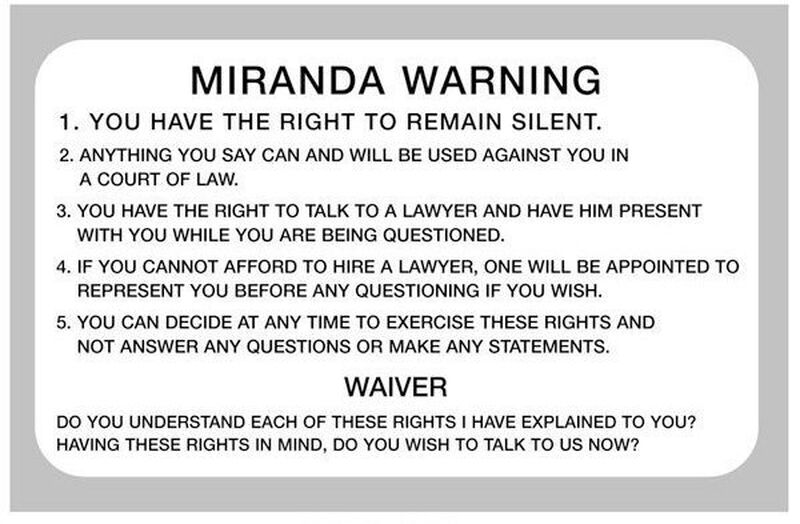 Miranda v Arizona 1966 | Politics | tutor2u