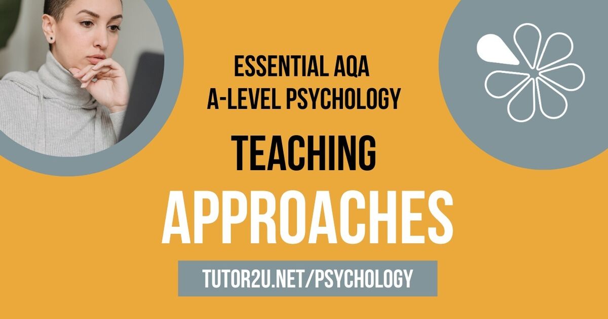 Teaching Approaches Essential AQA A-Level Psychology | tutor2u